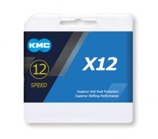 KMC Lánc KMC X12-1 Silver 1/2x11/128 126L (X12-) X12-1