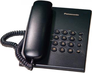 Panasonic KX-TS500HGB fekete vezetékes telefon 102307