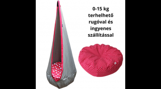 Beige-Red INDIGO csepphinta - extra csomag rugóval
