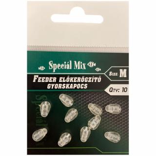 Speciál mix Átlátszó feeder előkerögzítő és ütköző "M"