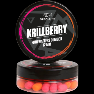 Speciál Mix Fluo Wafters Dumbell 12 mm Krillberry