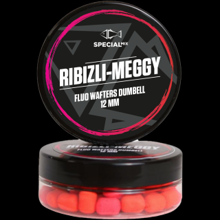 Speciál mix Fluo Wafters Dumbell 12 mm Ribizli-meggy