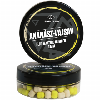Speciál mix Fluo Wafters Dumbell 8 mm Ananász-vajsav