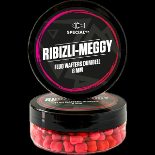 Speciál mix Fluo Wafters Dumbell 8 mm Ribizli-meggy
