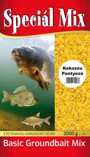 Speciál mix Kekszes pontyozó etetőanyag 2 kg