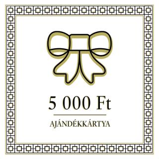 Ajándékutalvány - 5 000 Ft