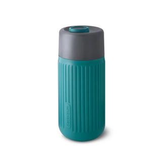 Black+Blum Glass Travel Cup utazó bögre szürke-óceánkék