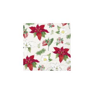 IHR CHRISTMAS FLORALS ALLOVE papírszalvéta csomag 33x33cm