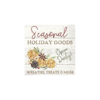 IHR papírszalvéta csomag 33x33cm SEASONAL GOODS krém