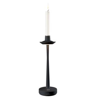 VB Aarhus tölthető asztali lámpa-gyertyatartó 30cm fekete