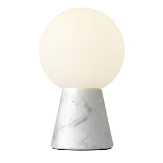 VB Carrara asztali lámpa 29,5cm fehér