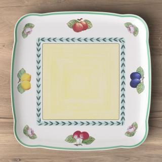 VB Charm  Breakfast French Garden szögletes kínálótál 30cm