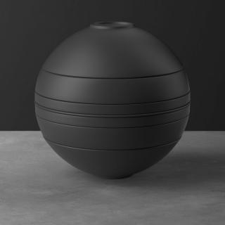 VB Iconic La Boule gömb alakú étkészlet 2személyes, Fekete