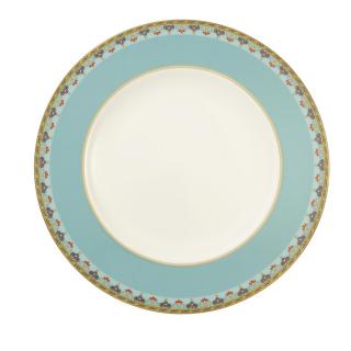 VB Samarkand Aquamarin lapostányér 27,7cm