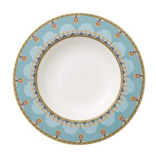 VB Samarkand Aquamarin mélytányér 24,8cm