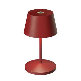 VB Seoul 2.0 tölthető asztali lámpa 20cm piros