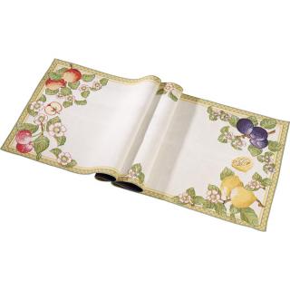 VB Table Decoration French Garden gobelin asztali futó 49x143cm