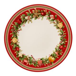 VB Winter Bakery Delight lapostányér 27cm, Piros