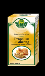 Herbária Propolisz + ginzeng étrend-kiegészítő tabletta