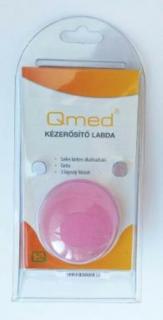 QMED Kézerősítő gél labda extra lágy, rózsaszín