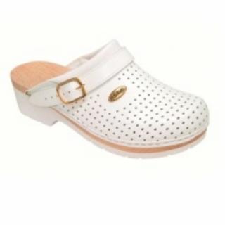 Scholl Clogs comfort fatalpú fehér