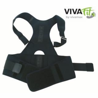 VivaFit mágneses tartásjavító háttámasz turmalinnal (M-es méret)