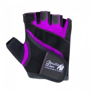 WOMENS FITNESS GLOVES (BLACK/PURPLE) [M]