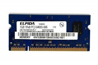 1GB DDR2 800MHz használt laptop memória