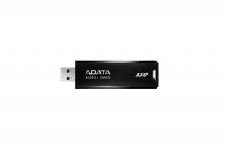 ADATA Külső SSD 1TB - SC610 (USB 3.2 Gen.2, R/W: 550/500 MB/s, USB Stick, fekete)