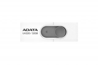 ADATA Pendrive - 32GB UV220 (USB2.0, Fehér-Szürke)