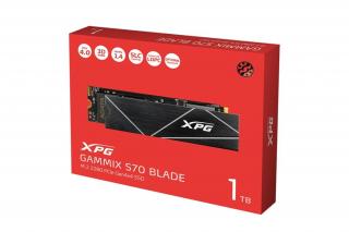 ADATA SSD 1TB - XPG GAMMIX S70 BLADE (3D, M.2 PCIe Gen 4x4, r:7400 MB/s, w:5500 MB/s, PS5 Ready)