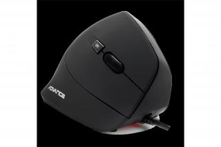 Advance Egér - VERTICAL PLUS MOUSE (1600 DPI, 6 gomb, ergonomikus, fekete)