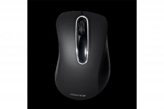 Advance Egér vezeték nélküli - SHAPE 3D (1600 DPI, 3 gomb, ergonomikus, fekete)