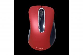 Advance Egér vezeték nélküli - SHAPE 3D (1600 DPI, 3 gomb, ergonomikus, piros)