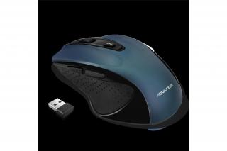 Advance Egér vezeték nélküli - SHAPE 6D (2400 DPI, 6 gomb, ergonomikus, kék)