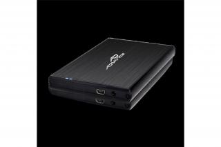 Advance Külső HDD/SSD Ház 2.5" - STEELDISK 2.5" (USB-A3.0 to SATA, fekete)