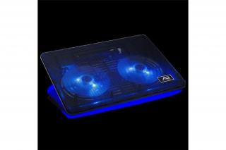 Advance Notebook Hűtőpad 15"-ig - AIRSTREAM 15 (Max.: 15", 2x125mm, 1500rpm, 1xUSB2.0, fekete)