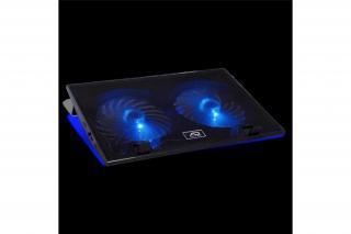 Advance Notebook Hűtőpad 19"-ig - AIRSTREAM 19 (Max.: 19", 2x150mm, 1000rpm, 1xUSB2.0, fekete)