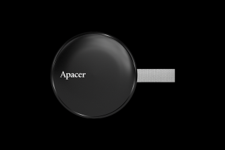 APACER Külső SSD 512GB - AS725 (USB3.2 Type C, R/W: 1000 MB/s, MagSafe, fekete)