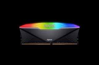 Apacer Memória Desktop - 16GB KIT DDR4 NOX RGB AURA2 (2x8GB, 3200MHz, CL16, 1.35V, hűtőbordás)