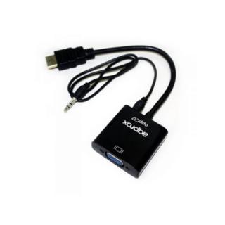 APPROX Átalakító - HDMI to VGA + AUDIO adapter APPC17