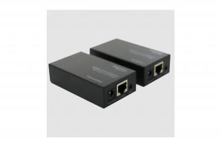APPROX HDMI extender - RJ45 Cat 5e/6, 1080p/60Hz, HDMI1.4, Fekete