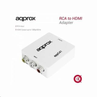 Approx RCA -> HDMI adapter (1080p / 60Hz, 720p / 60Hz) (APPC41)
