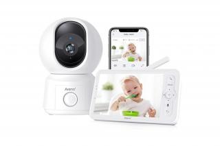 Arenti bébiőr szett - AINANNY B2 + 5" LCD (2MP, sírás-, hőmérséklet-, páratartalom figyelés, microSD, mikrofon, hangsz.)