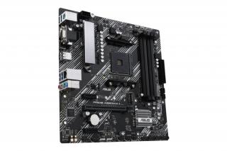 Asus Alaplap - AMD PRIME A520M-A II/CSM AM4 (A520, 2xDDR4 4800MHz, 1xGBE LAN, 1xM.2, 4xSATA3, DP/HDMI/VGA)