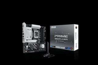 Asus Alaplap - Intel PRIME B860M-A WIFI s1851 (B860, 4xDDR5 8666+MHz, 4xSATA3, 2xM.2, HDMI+2xDP)