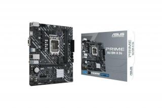 Asus Alaplap - Intel PRIME H610M-K D4 s1700 (H610, 2xDDR4 3200MHz, 4xSATA3, 1xM.2, HDMI+VGA)