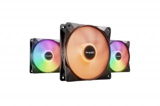 Be Quiet! Cooler 12cm - LIGHT WINGS LX 120mm PWM high-speed Triple-Pack (RGB, 2100rpm, 30,9dB, fekete)