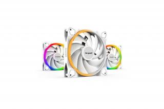 Be Quiet! Cooler 14cm - LIGHT WINGS WHITE 140mm PWM Triple Pack (RGB, 2200rpm, 31dB, fehér)