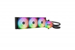 Be Quiet! CPU Water Cooler - LIGHT LOOP 360mm Black (3x120mm, csatlakozó: 3pin, cső hossza: 400mm, fekete)